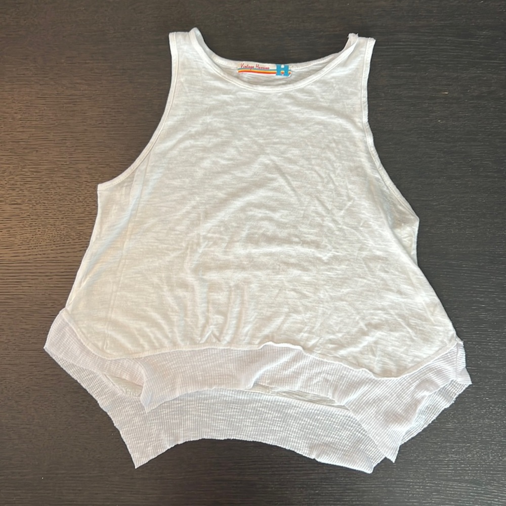 VINTAGE HAVANA GIRLS SIZE L WHITE TANK